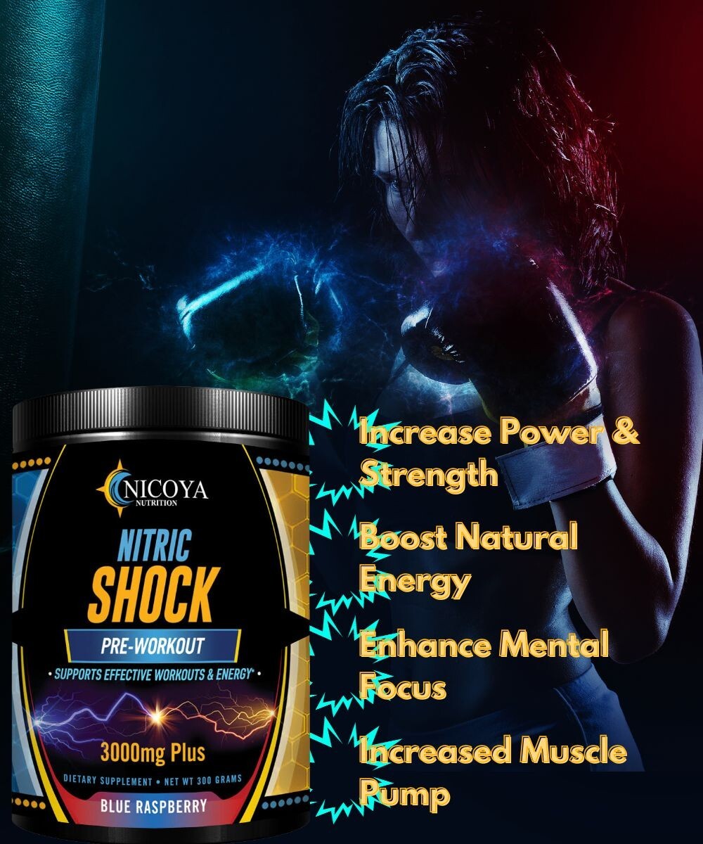 Pré-Treino Nitric Oxide 3000mg+ – Força, Foco e Energia Explosiva | Pó | 3 Sabores