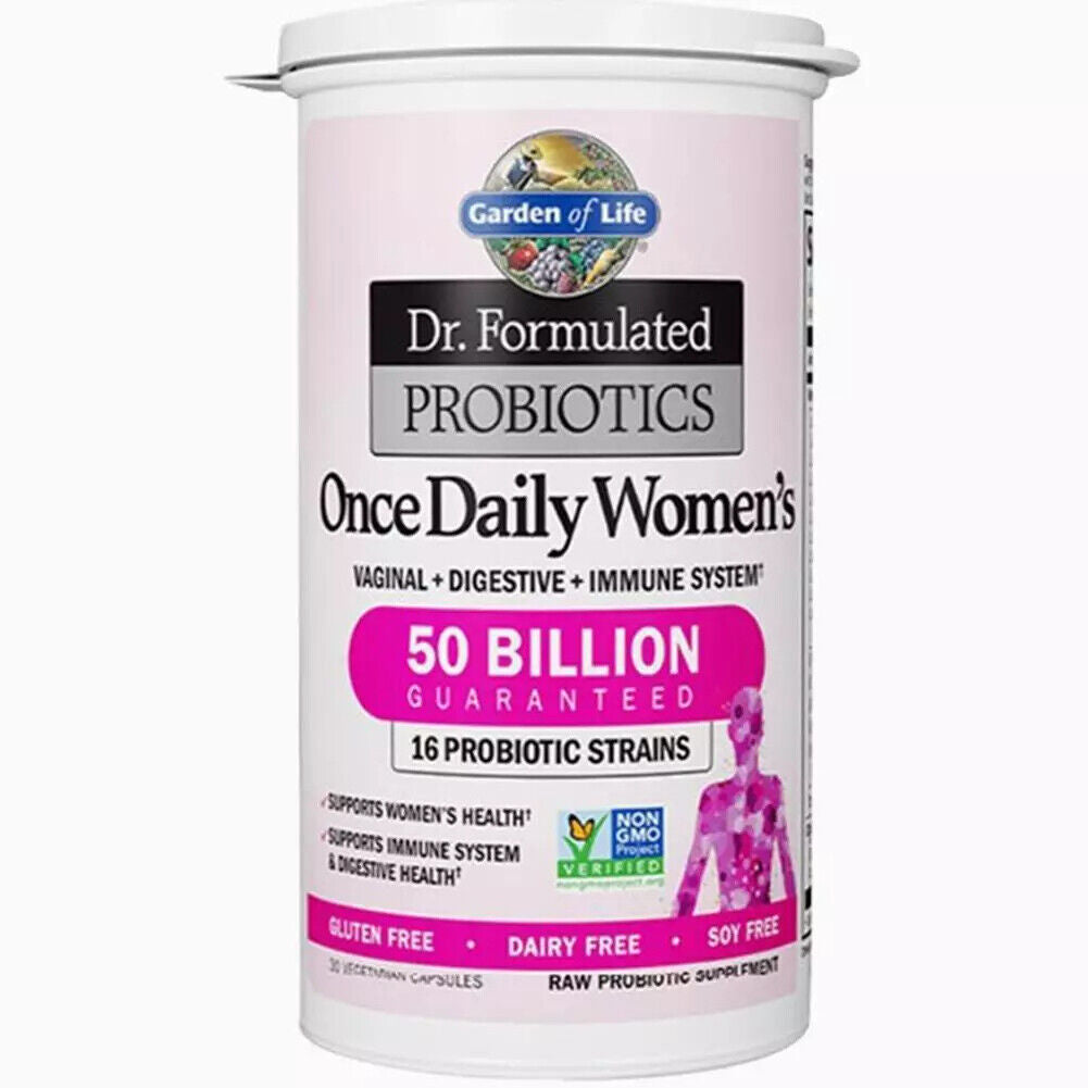 Garden of Life Probióticos Once Daily Women’s – 30 Cápsula