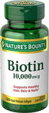 Nature's Bounty Biotina 10.000 mcg – 120 Softgels