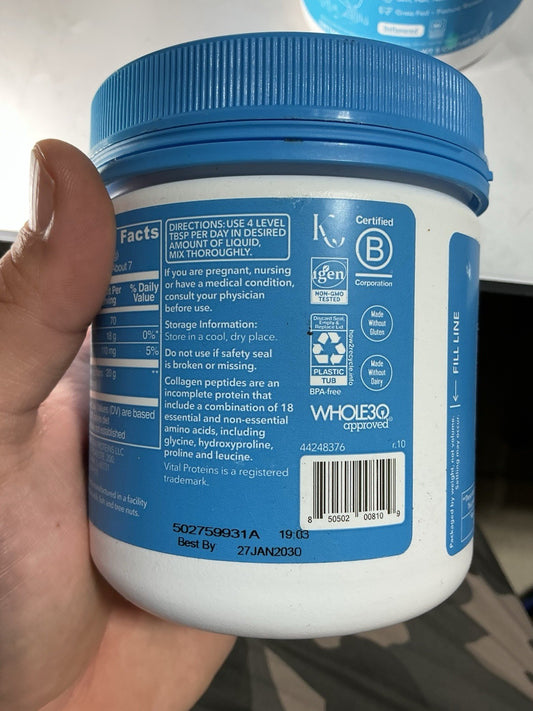 2x Vital Proteins Colágeno em Pó – 5 oz – Suporte à Beleza de Unhas e Cabelos