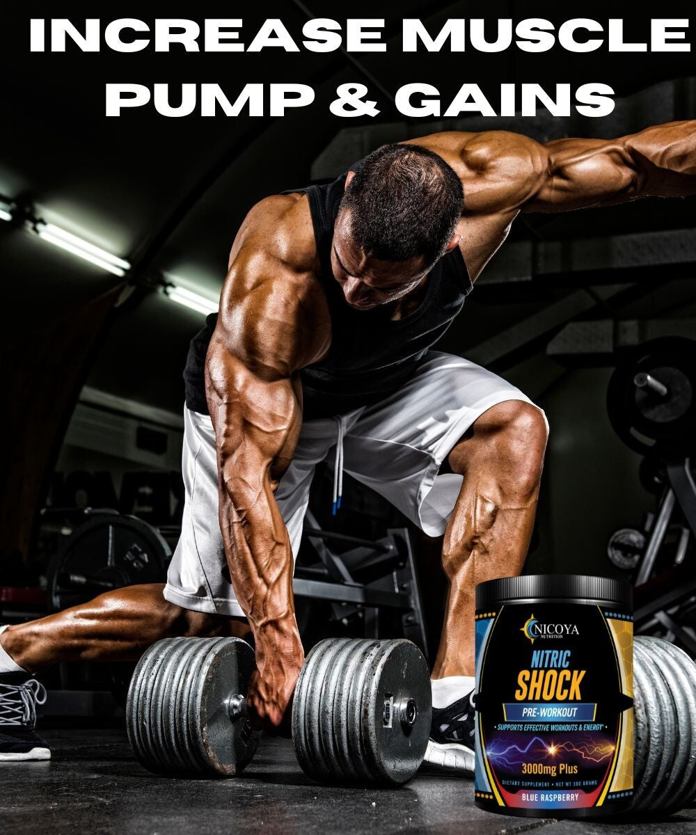 Pré-Treino Nitric Oxide 3000mg+ – Força, Foco e Energia Explosiva | Pó | 3 Sabores