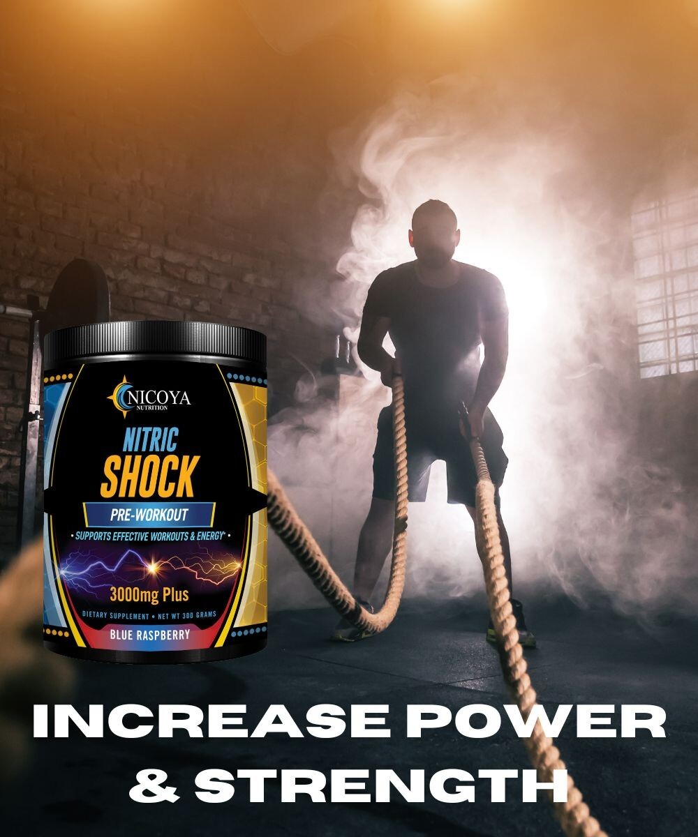 Pré-Treino Nitric Oxide 3000mg+ – Força, Foco e Energia Explosiva | Pó | 3 Sabores