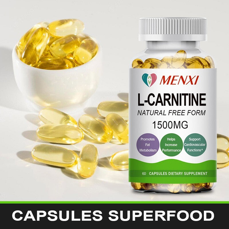 L-Carnitina 1500mg – Suplemento para Perda de Peso e Energia