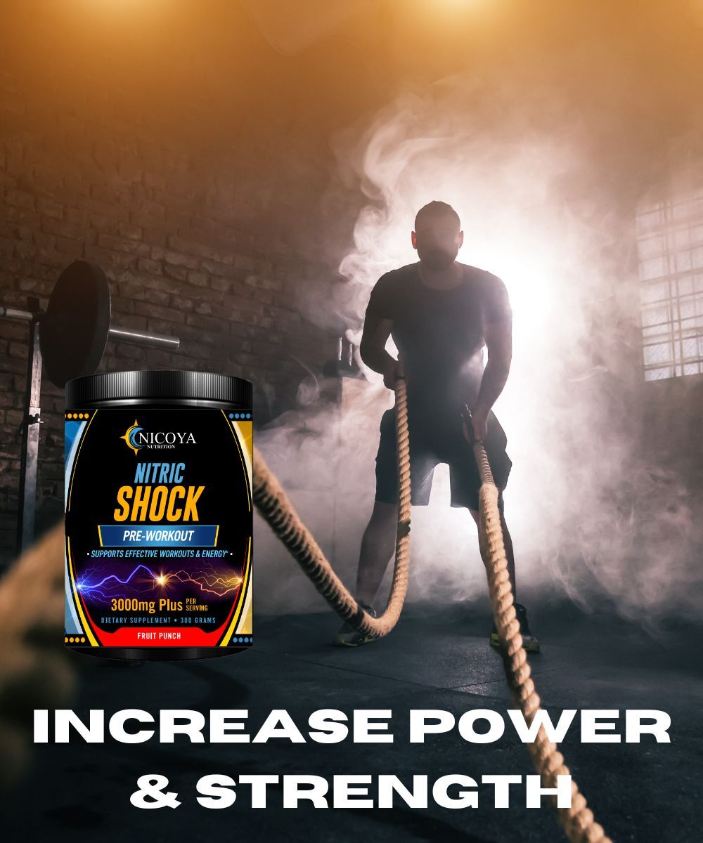 Pré-Treino Nitric Oxide 3000mg+ – Força, Foco e Energia Explosiva | Pó | 3 Sabores