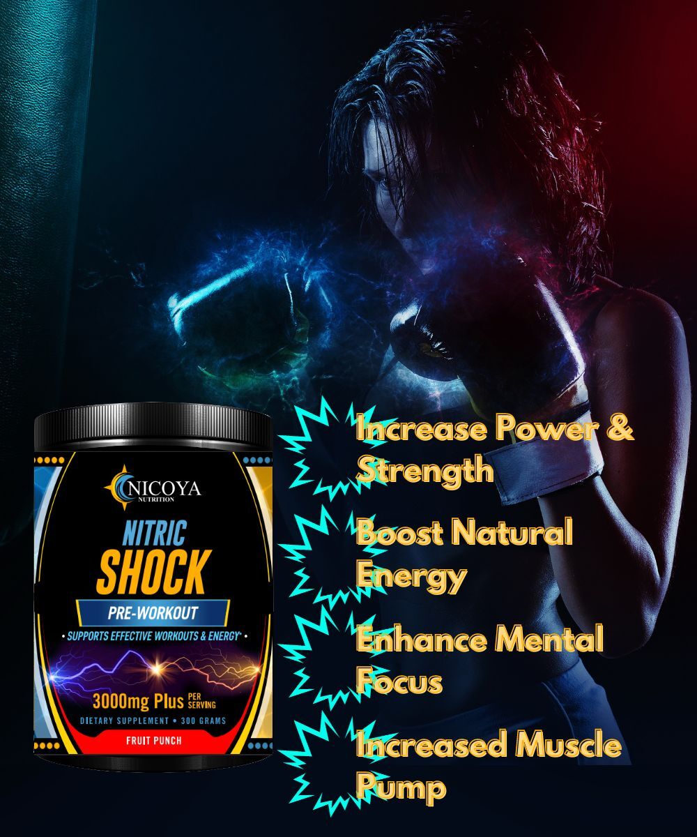 Pré-Treino Nitric Oxide 3000mg+ – Força, Foco e Energia Explosiva | Pó | 3 Sabores