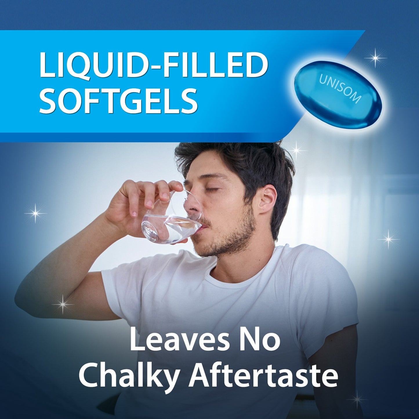 Unisom SleepGels – Auxílio para Sono com 50mg Difenidramina | 32 Cápsulas