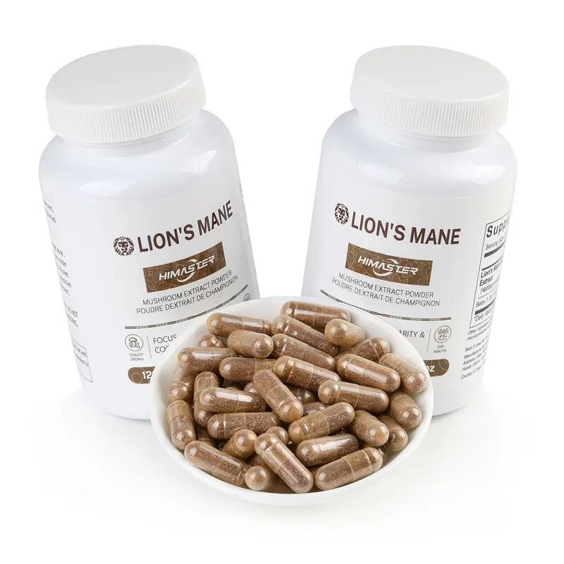 Lion’s Mane 120 Cápsulas – Suplemento Natural para Memória e Foco