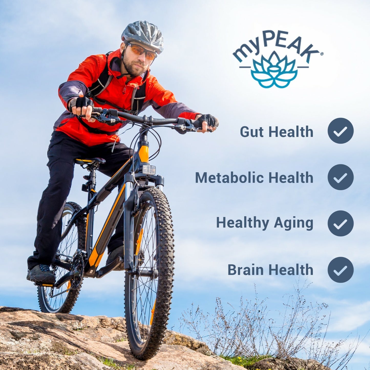 Multivitamínico Vegano myPEAK Wellness + ElevATP® | Saúde Celular e Longevidade