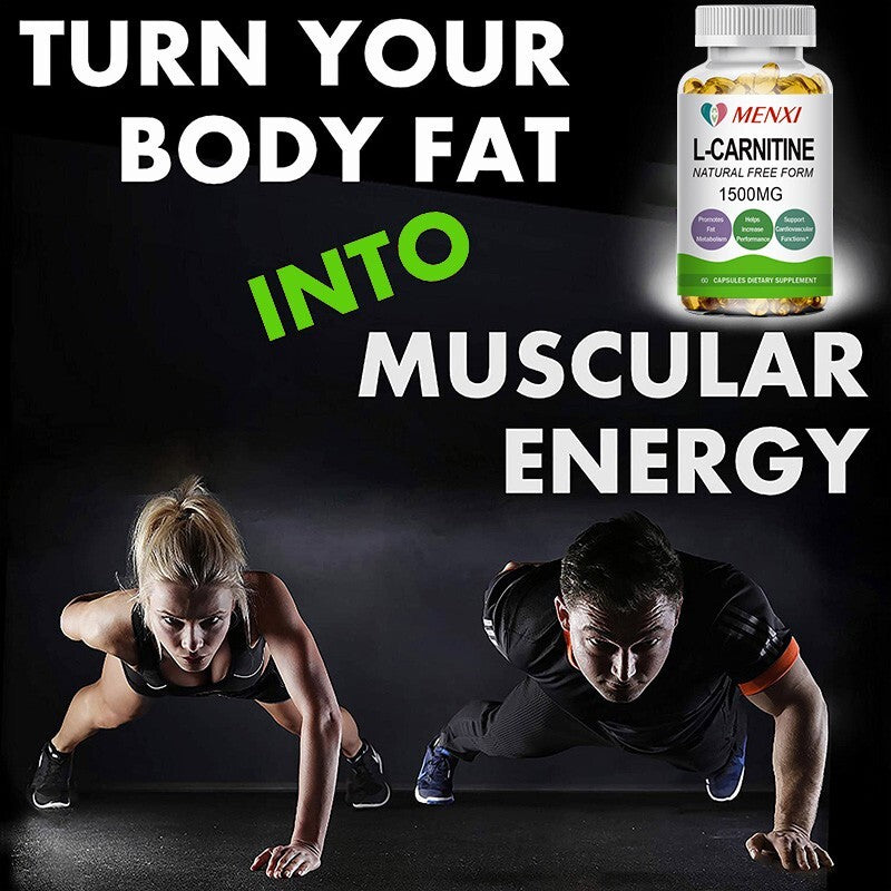 L-Carnitina 1500mg – Suplemento para Perda de Peso e Energia