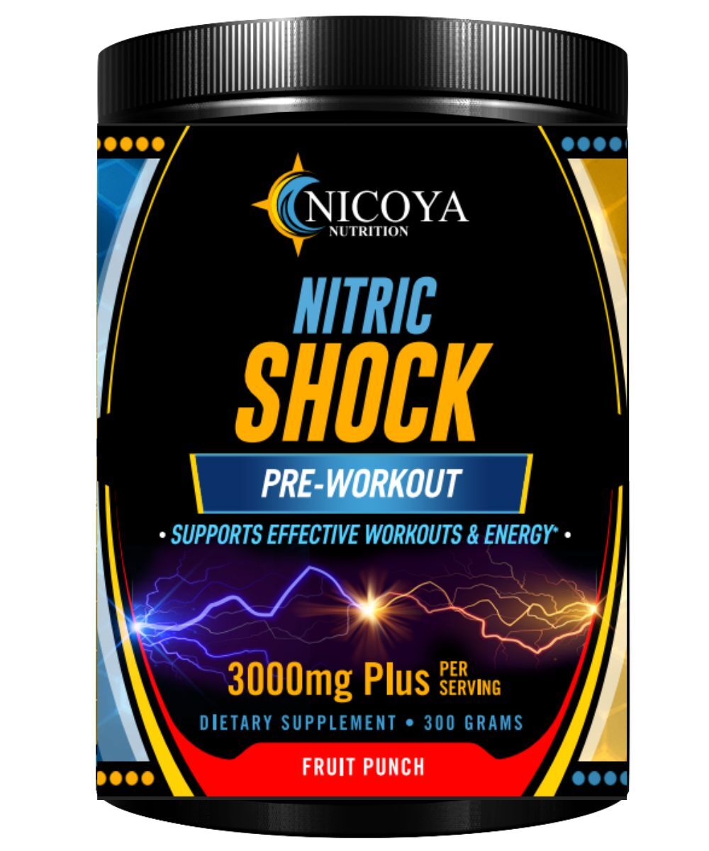 Pré-Treino Nitric Oxide 3000mg+ – Força, Foco e Energia Explosiva | Pó | 3 Sabores