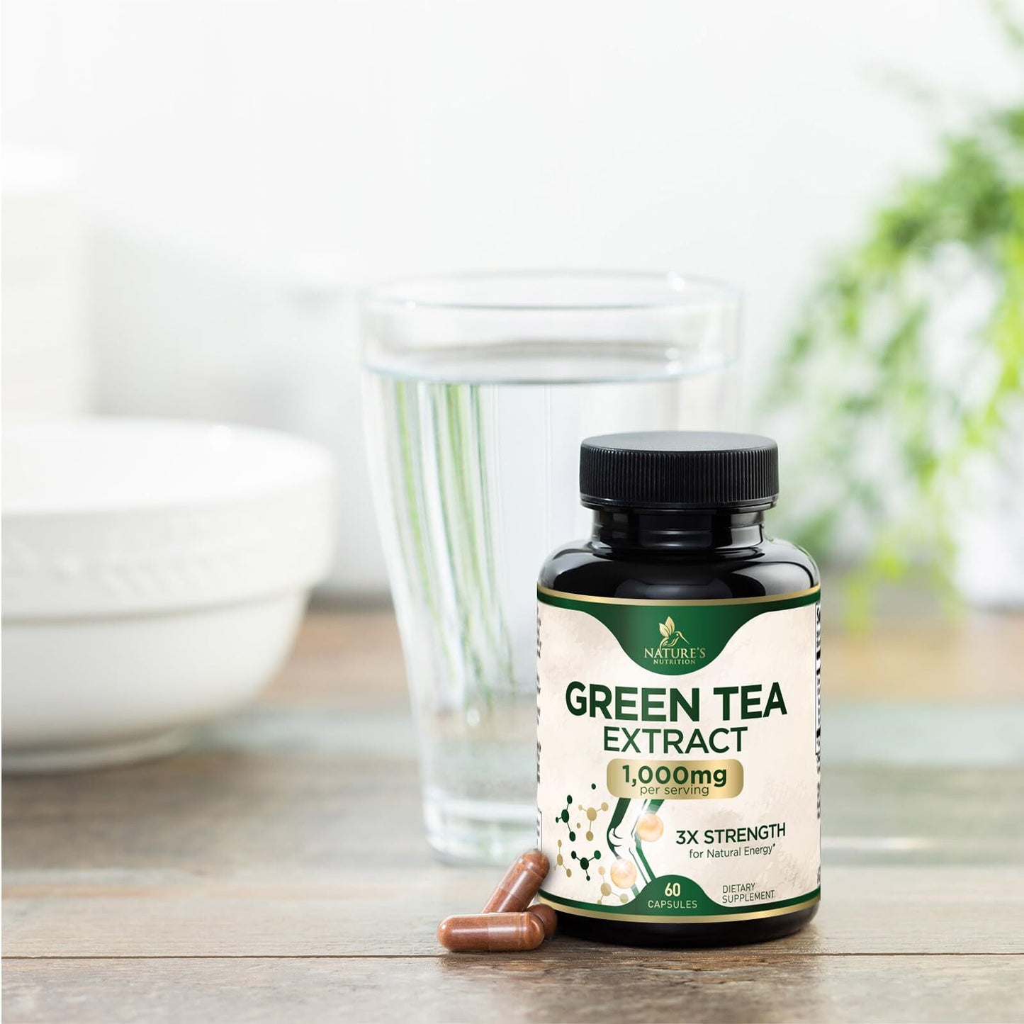 Extrato de Chá Verde 1000mg – Perda de Peso Natural e Aceleração do Metabolismo