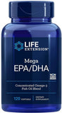 Life Extension Mega EPA/DHA – Saúde do Coração e Função Cerebral 120 Géis