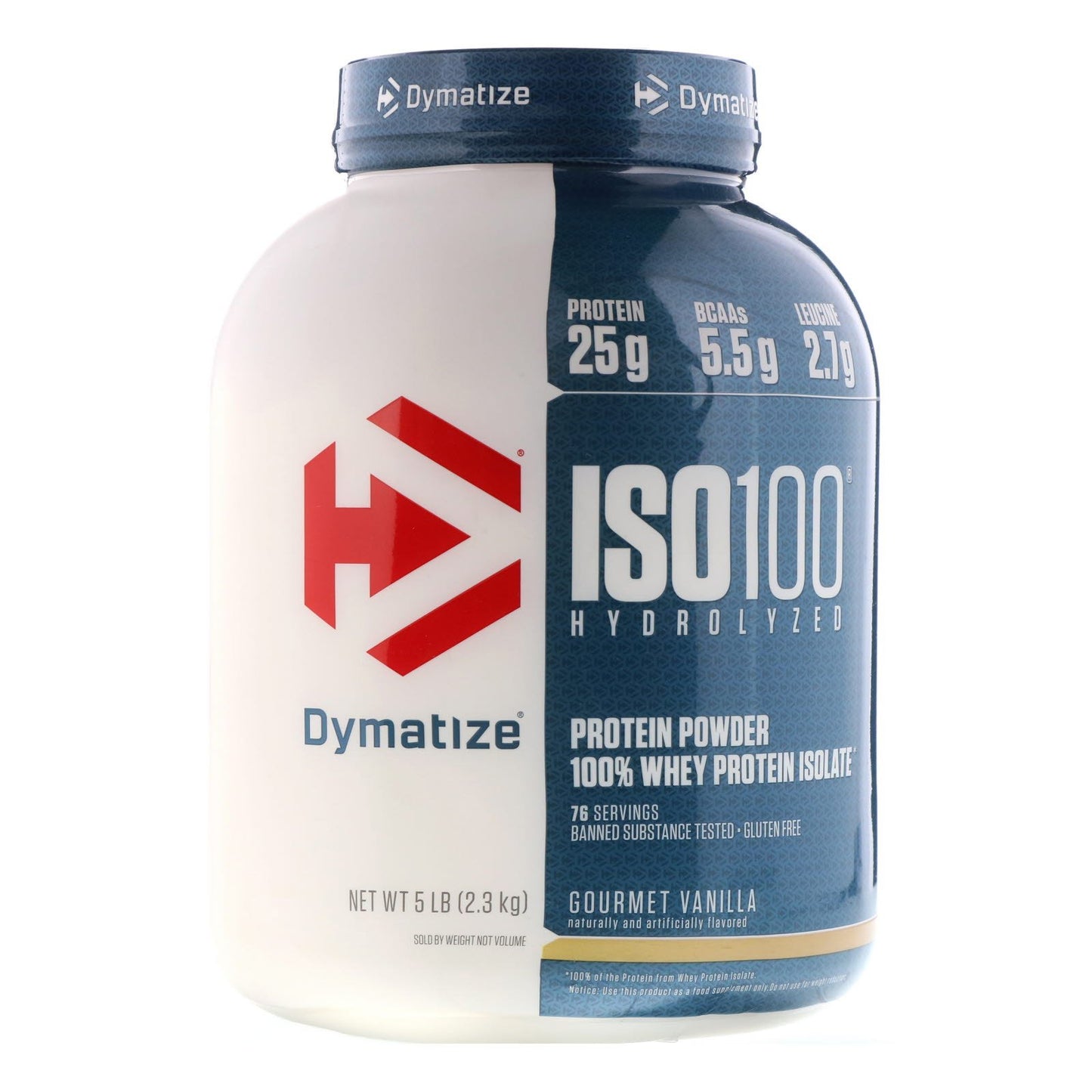 Dymatize ISO100® Hydrolyzed 100% Whey Isolate – Cookies & Cream | 25 g Protein, 5 lb