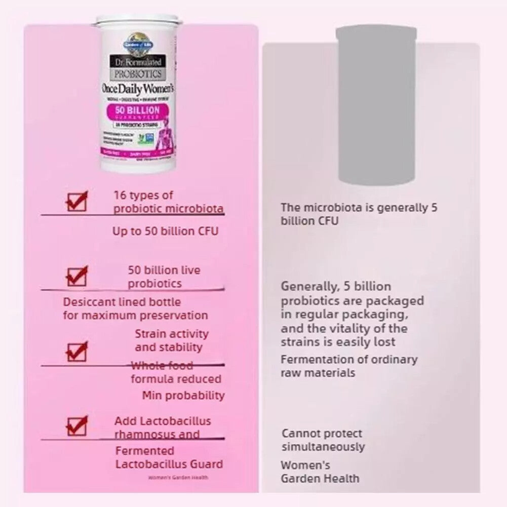 Garden of Life Probióticos Once Daily Women’s – 30 Cápsula