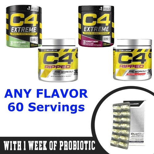 Ellucor C4 Pré-Treino Original em Pó ou Pílulas – Energia e Foco