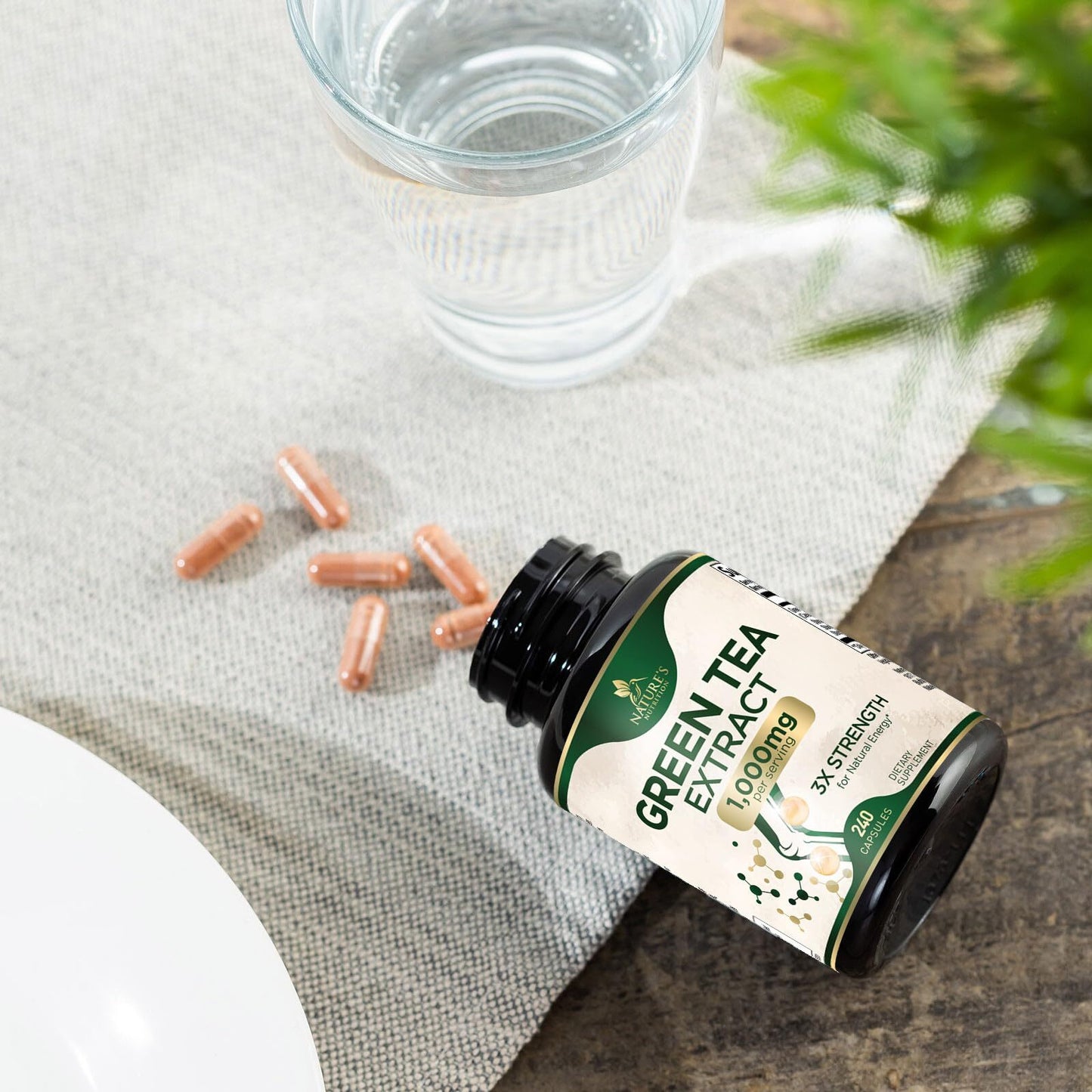 Extrato de Chá Verde 1000mg – Perda de Peso Natural e Aceleração do Metabolismo