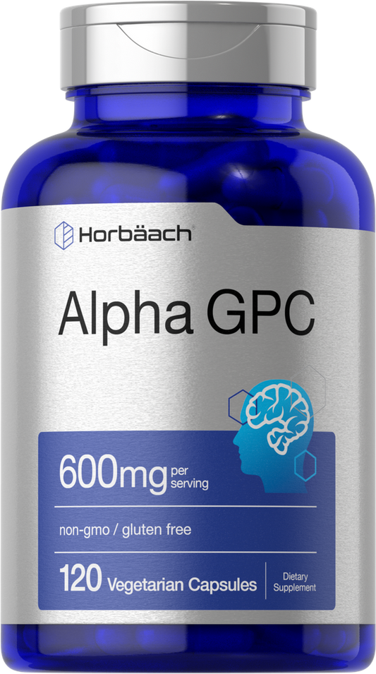 Alpha GPC Horbaach – Clareza Mental e Foco 600mg 120 Cápsulas