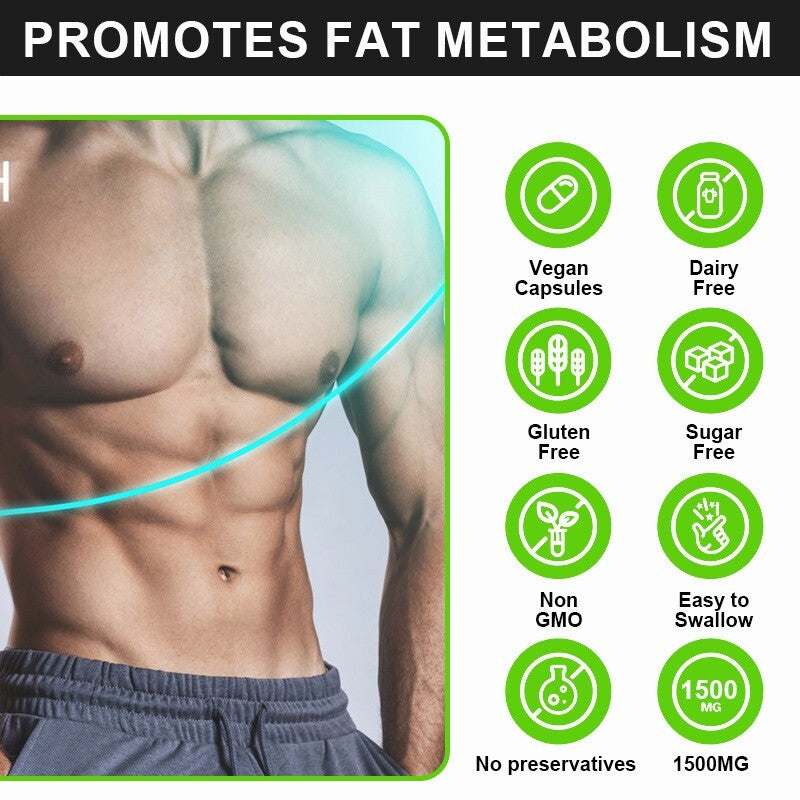 L-Carnitina 1500mg – Suplemento para Perda de Peso e Energia