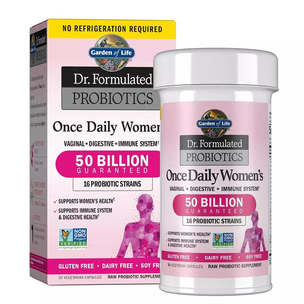 Garden of Life Probióticos Once Daily Women’s – 30 Cápsula
