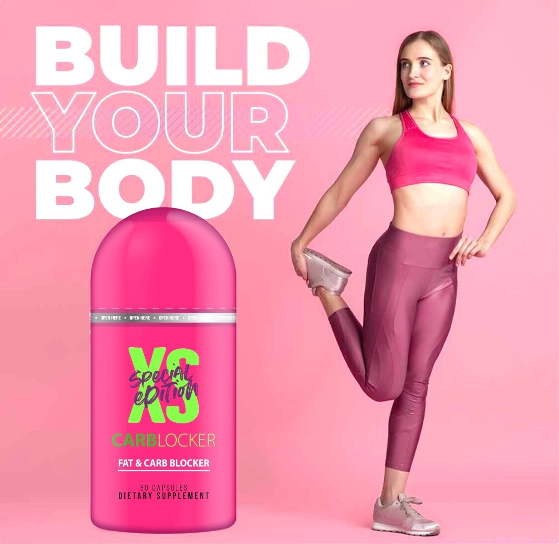 XS Fat Burner – Natural Weight Loss Supplement for Men & Women – 30 Caps