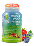 Whole Food Daily Vegan Multivitamin – Suporte Diário com Probióticos, Enzimas e Ômegas
