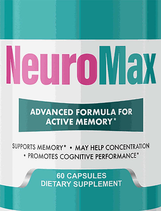 NeuroMax Genuíno – 60 cápsulas para Mente Afiada