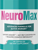 NeuroMax Genuíno – 60 cápsulas para Mente Afiada