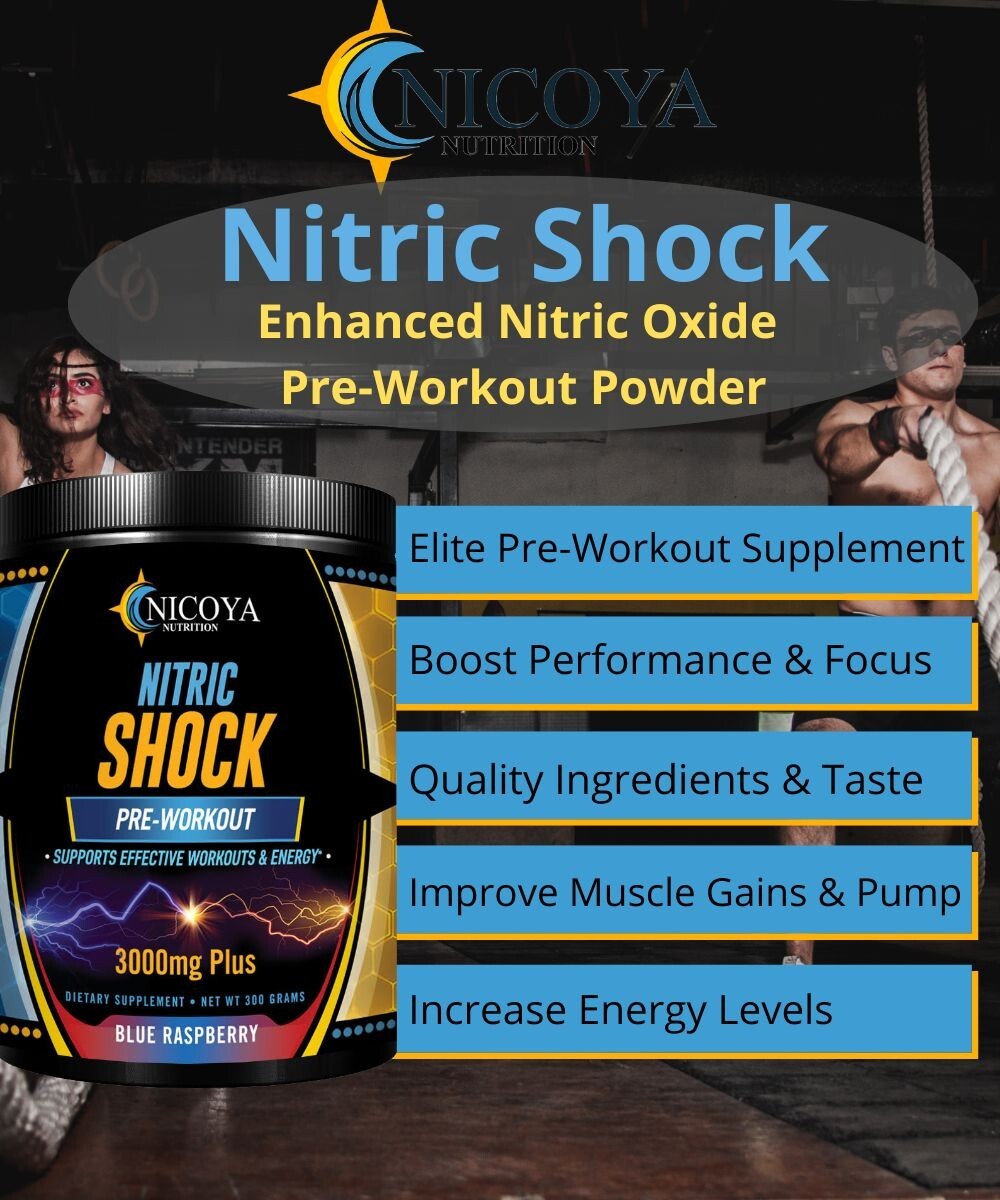 Pré-Treino Nitric Oxide 3000mg+ – Força, Foco e Energia Explosiva | Pó | 3 Sabores