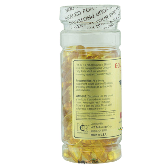 Alasca Deep Sea Ômega-3 – 500 Cápsulas Softgel, 1000mg EPA/DHA, 5 Frascos