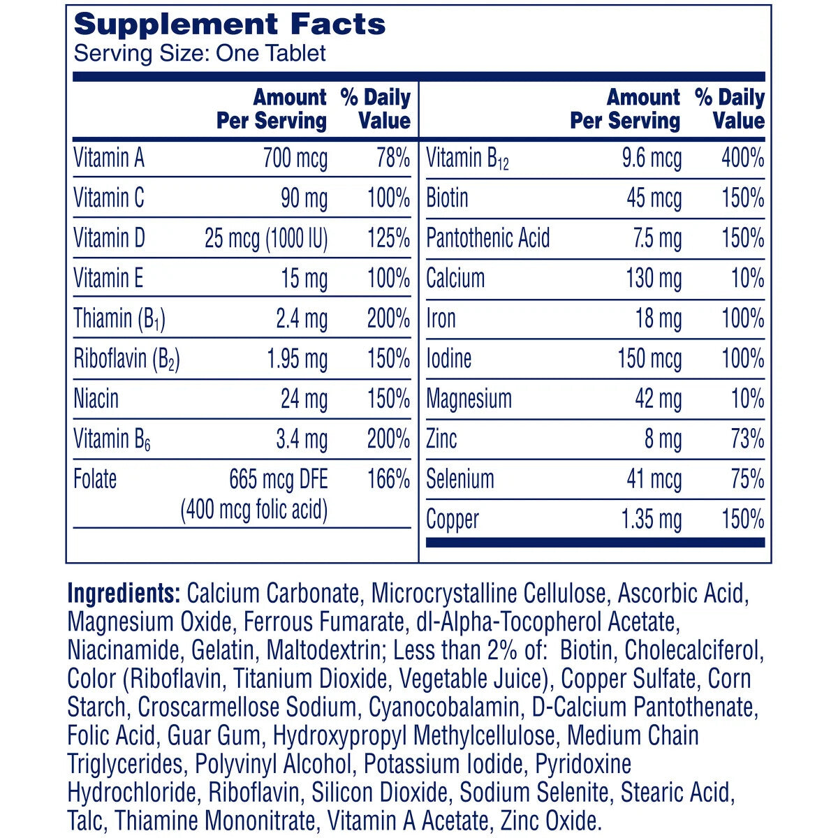 Multivitamínico Completo para Mulheres One A Day – 300 Comprimidos