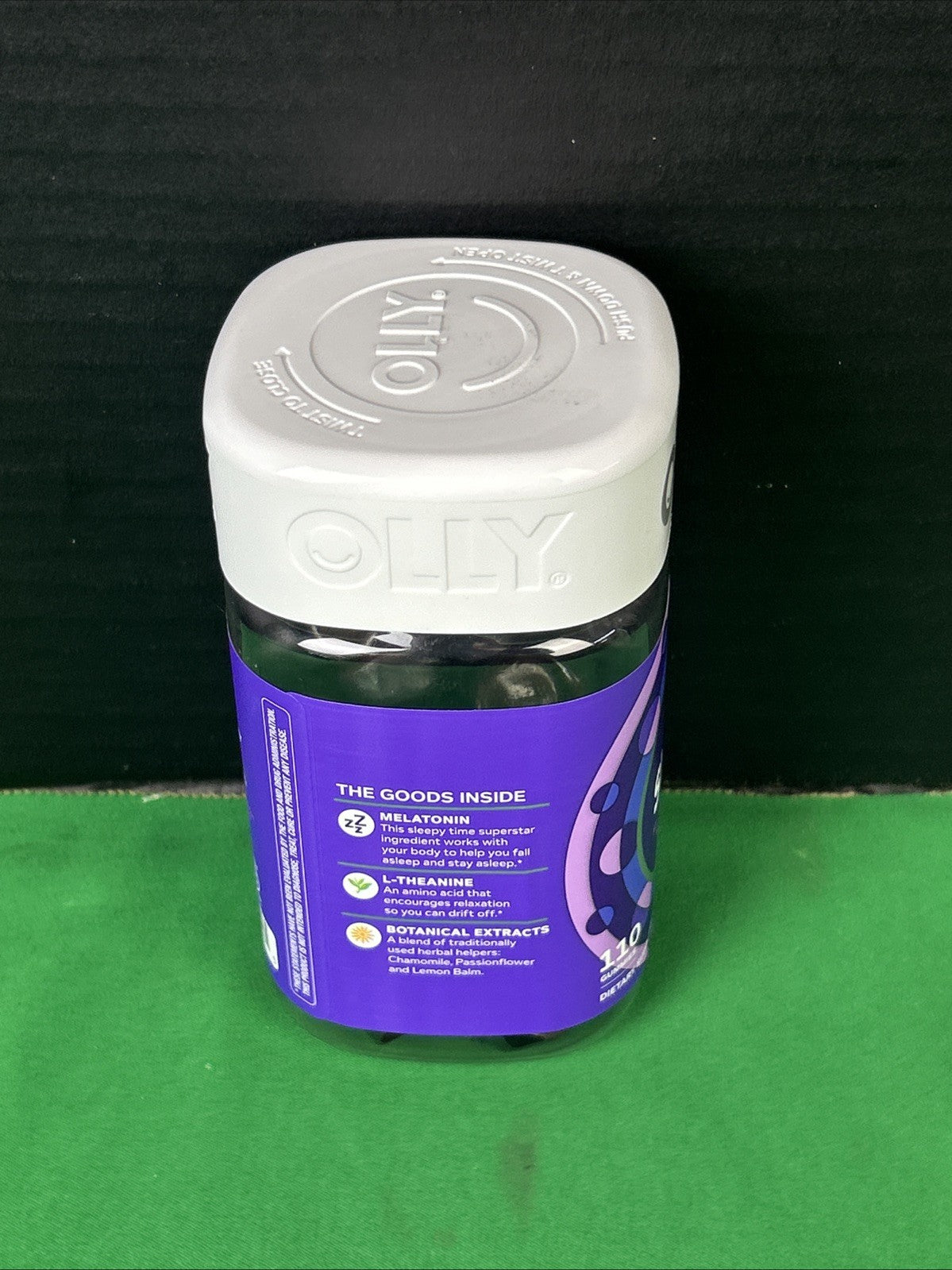 OLLY Sono Repousante – Gomas para Dormir | Sabor Amora | 110 Unidades