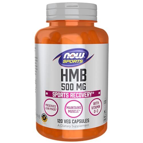 NOW Foods HMB 500 mg – Vegetable Capsules for Mass Gain