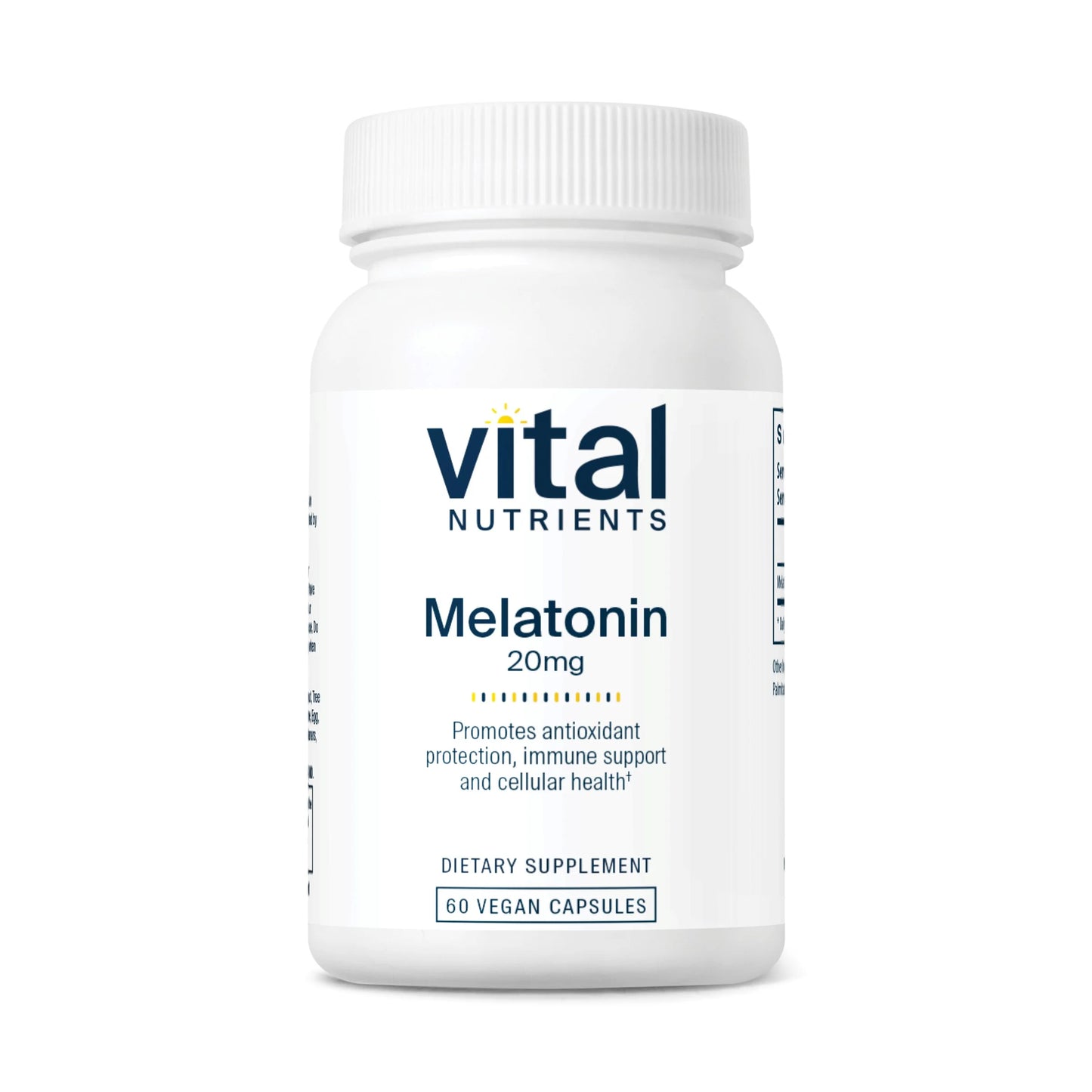 - Melatonin (Melatonina) - Sleeping Aid - Supports the Body'S Natural Sleep Cycle - 60 Capsules per Bottle - 20Mg