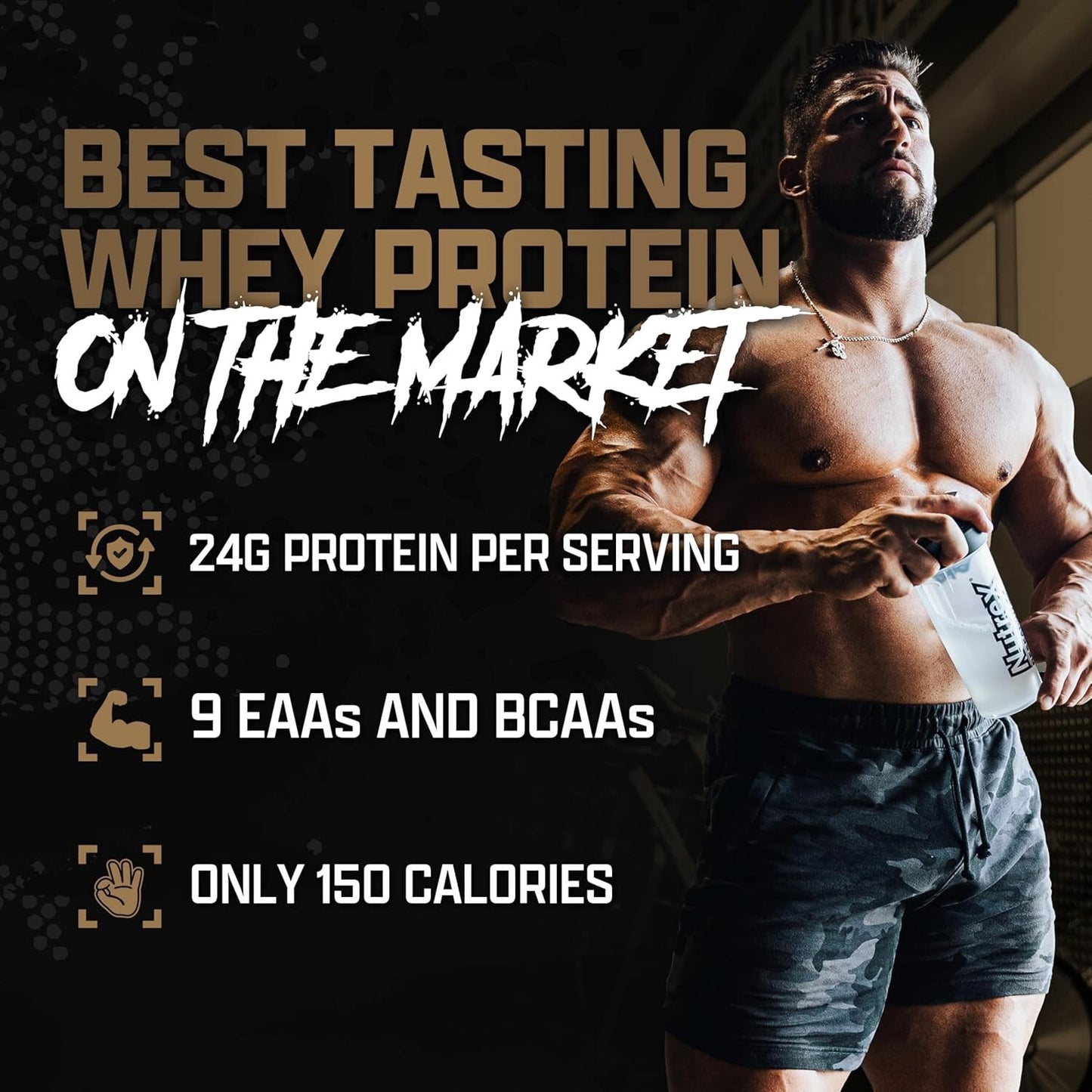 Nutrex 100% Whey Protein Isolate – 10 LB | 128 Porções | Ganho de Massa e Recuperação Muscular