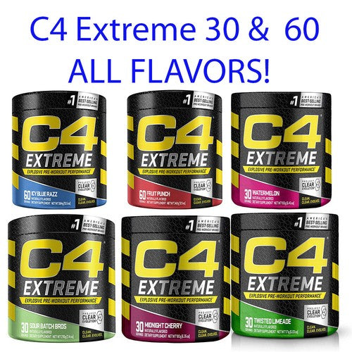 Ellucor C4 Pré-Treino Original em Pó ou Pílulas – Energia e Foco
