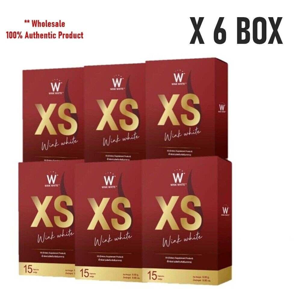 6X Wink White XS Supplement | Detox and Weight Loss with Natural Extracts | 90 Capsules