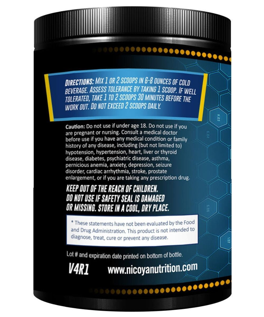 Pré-Treino Nitric Oxide 3000mg+ – Força, Foco e Energia Explosiva | Pó | 3 Sabores