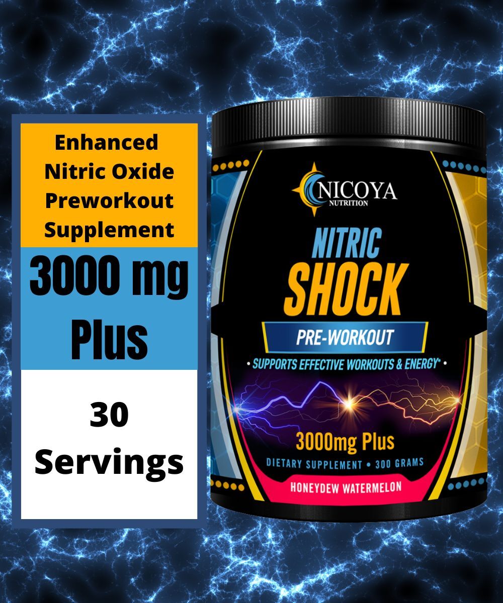 Pré-Treino Nitric Oxide 3000mg+ – Força, Foco e Energia Explosiva | Pó | 3 Sabores