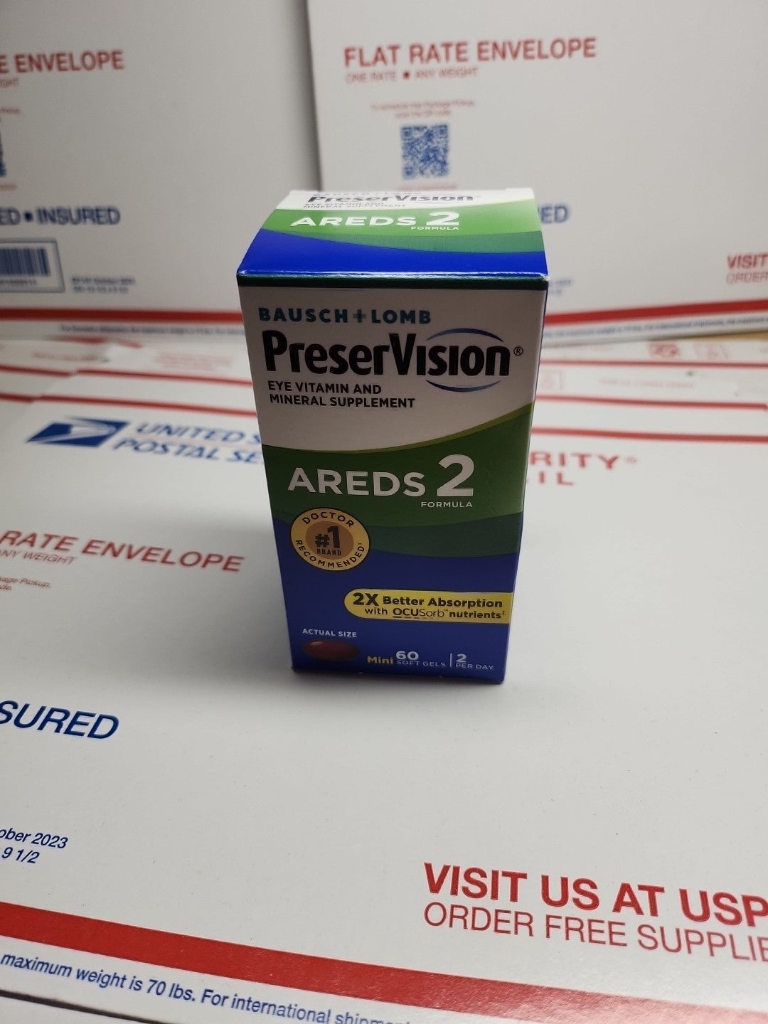 PreserVision AREDS 2 – Apoio à Visão, Suplemento Ocular 60ct, Validade 2027