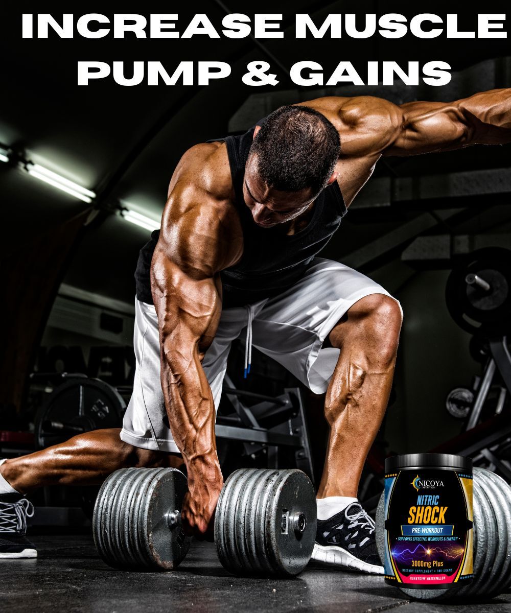 Pré-Treino Nitric Oxide 3000mg+ – Força, Foco e Energia Explosiva | Pó | 3 Sabores