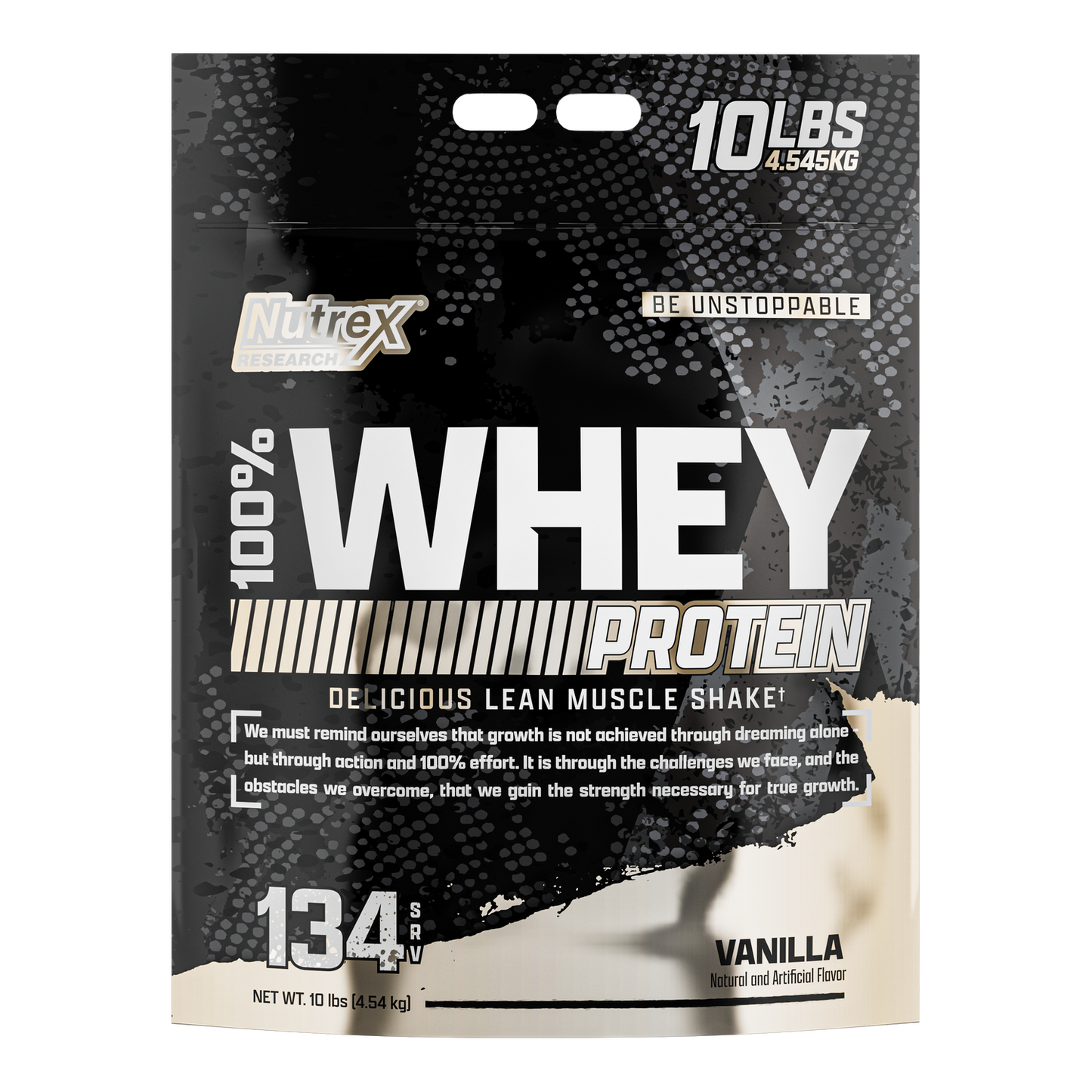 Nutrex 100% Whey Protein Isolate – 10 LB | 128 Porções | Ganho de Massa e Recuperação Muscular