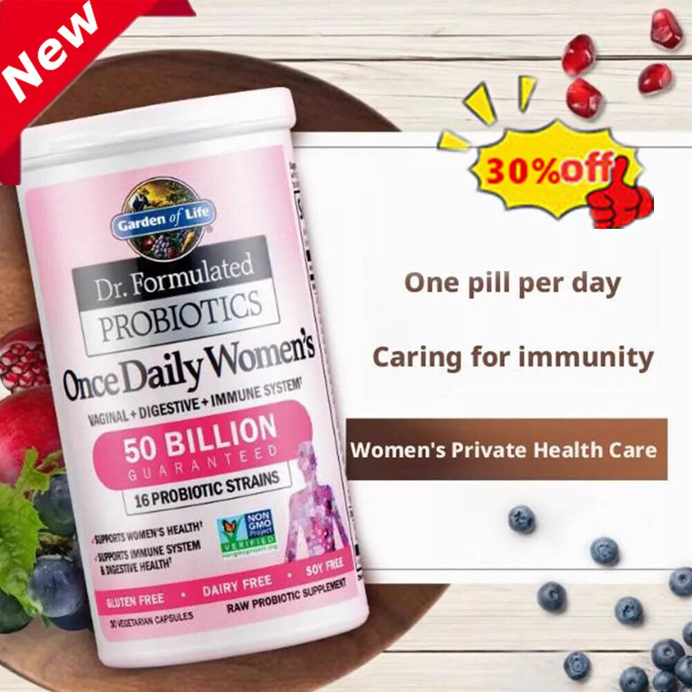 Garden of Life Probióticos Once Daily Women’s – 30 Cápsula