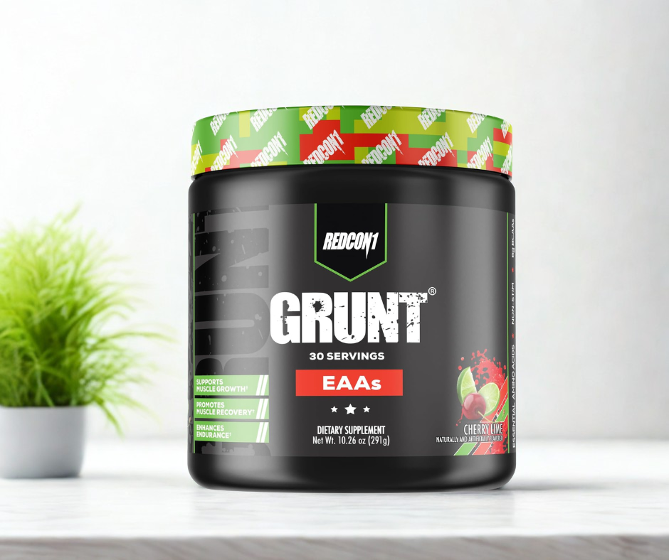 REDCON1 Grunt EAAs | Aminoácidos Essenciais | Sabor Cítrico, Sem Açúcar