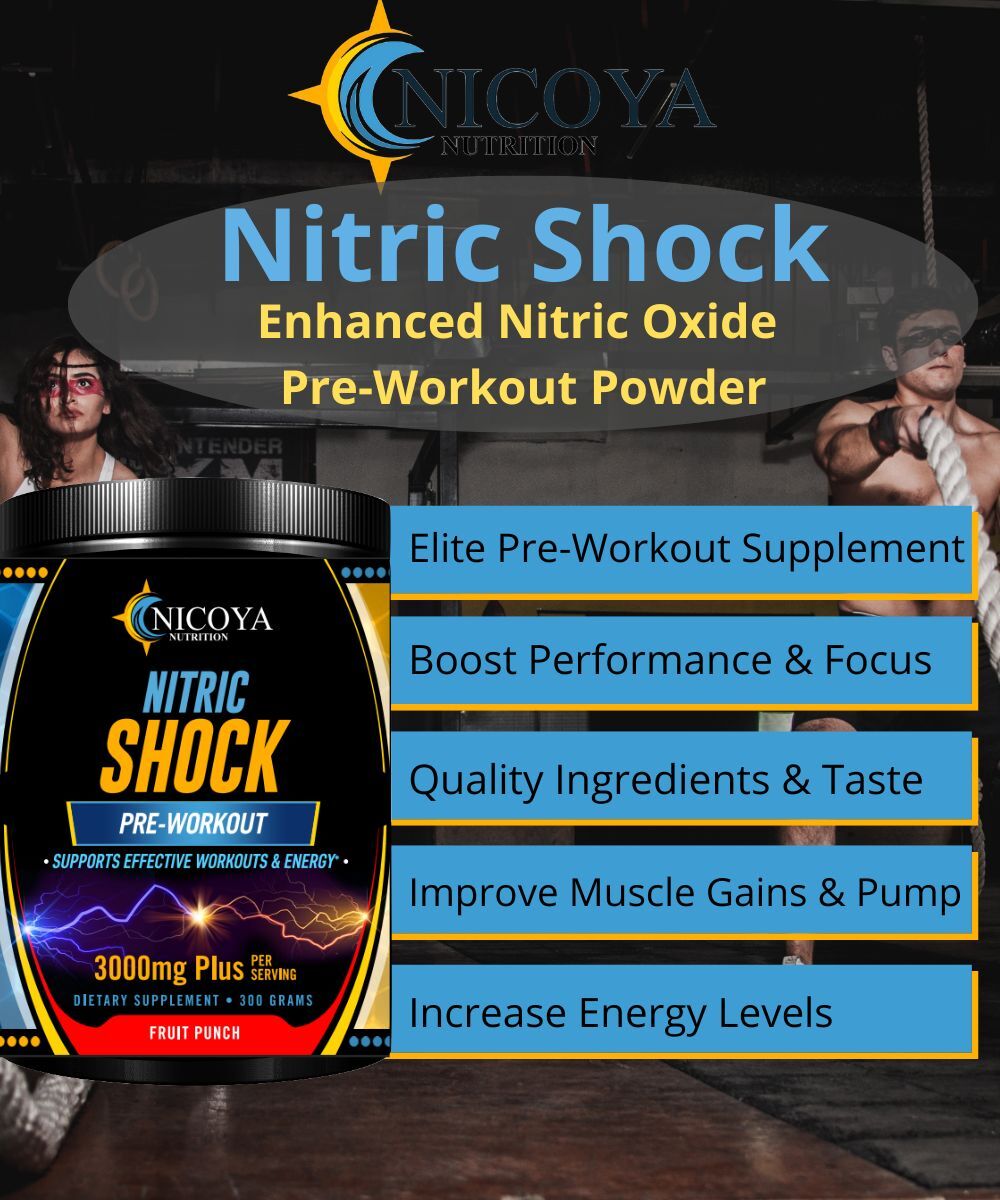 Pré-Treino Nitric Oxide 3000mg+ – Força, Foco e Energia Explosiva | Pó | 3 Sabores