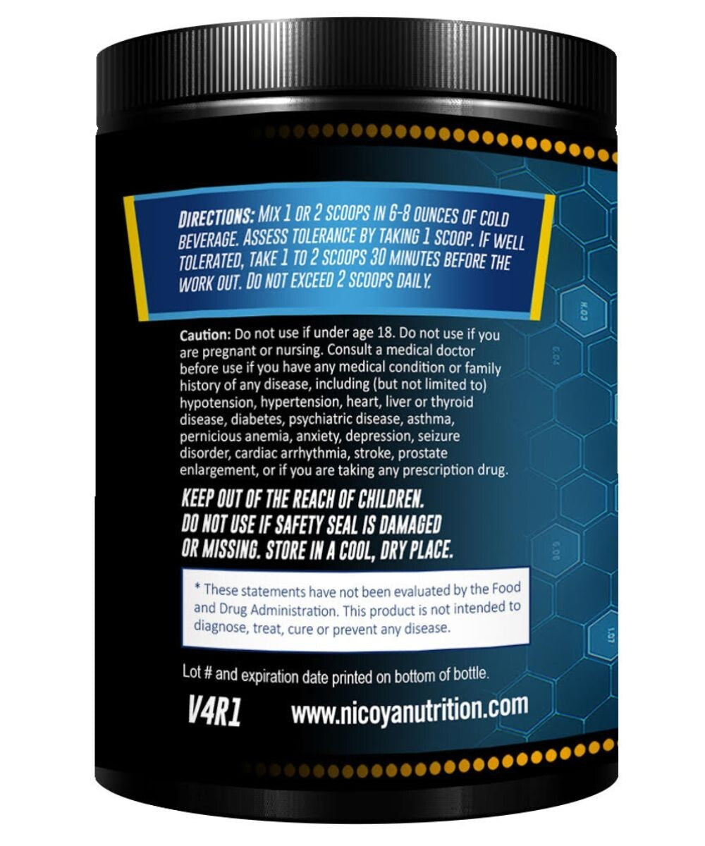 Pré-Treino Nitric Oxide 3000mg+ – Força, Foco e Energia Explosiva | Pó | 3 Sabores