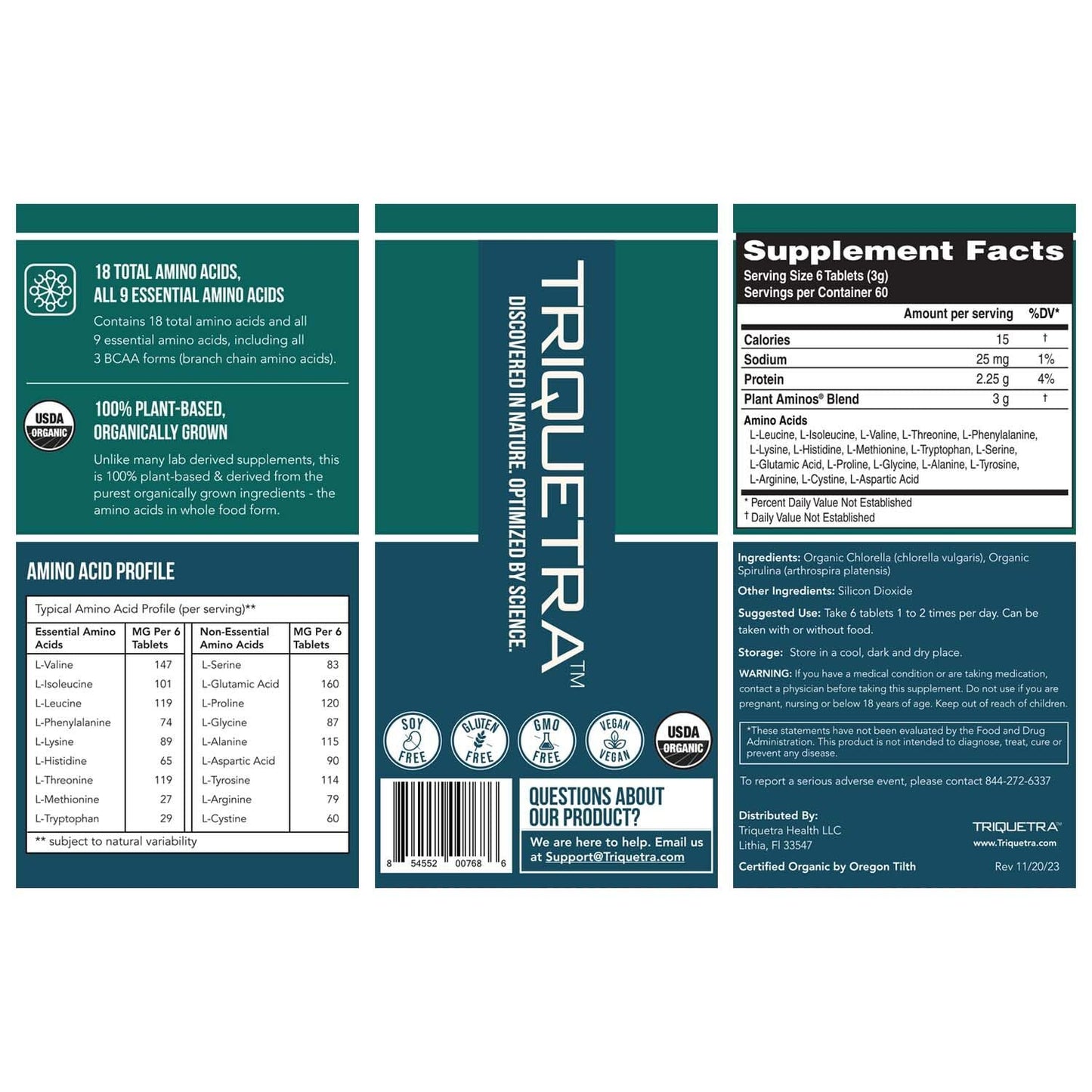 Organic Vegan Essential Amino Acids EAAs and BCAAs 100% Raw – Plant Protein