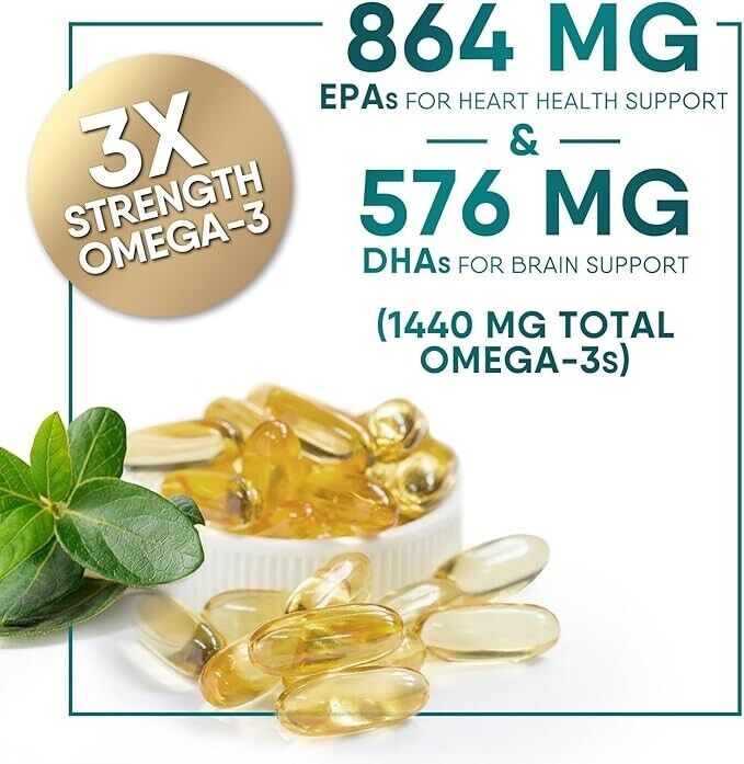 Omega 3 Support – Fish Oil with High Concentration of EPA and DHA