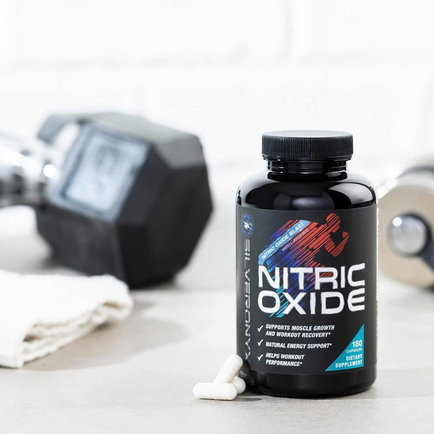 Nitric Oxide Premium 1300mg Supplement – SilverOnyx | Advanced Workout Performance