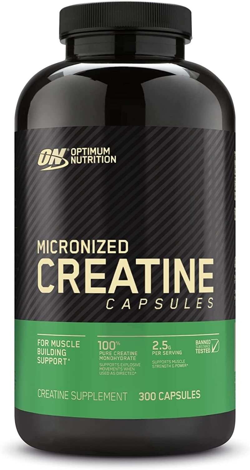 Optimum Nutrition Creatina Micronizada 2500mg – 300 Cápsulas