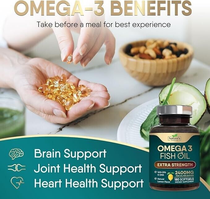 Omega 3 Support – Fish Oil with High Concentration of EPA and DHA